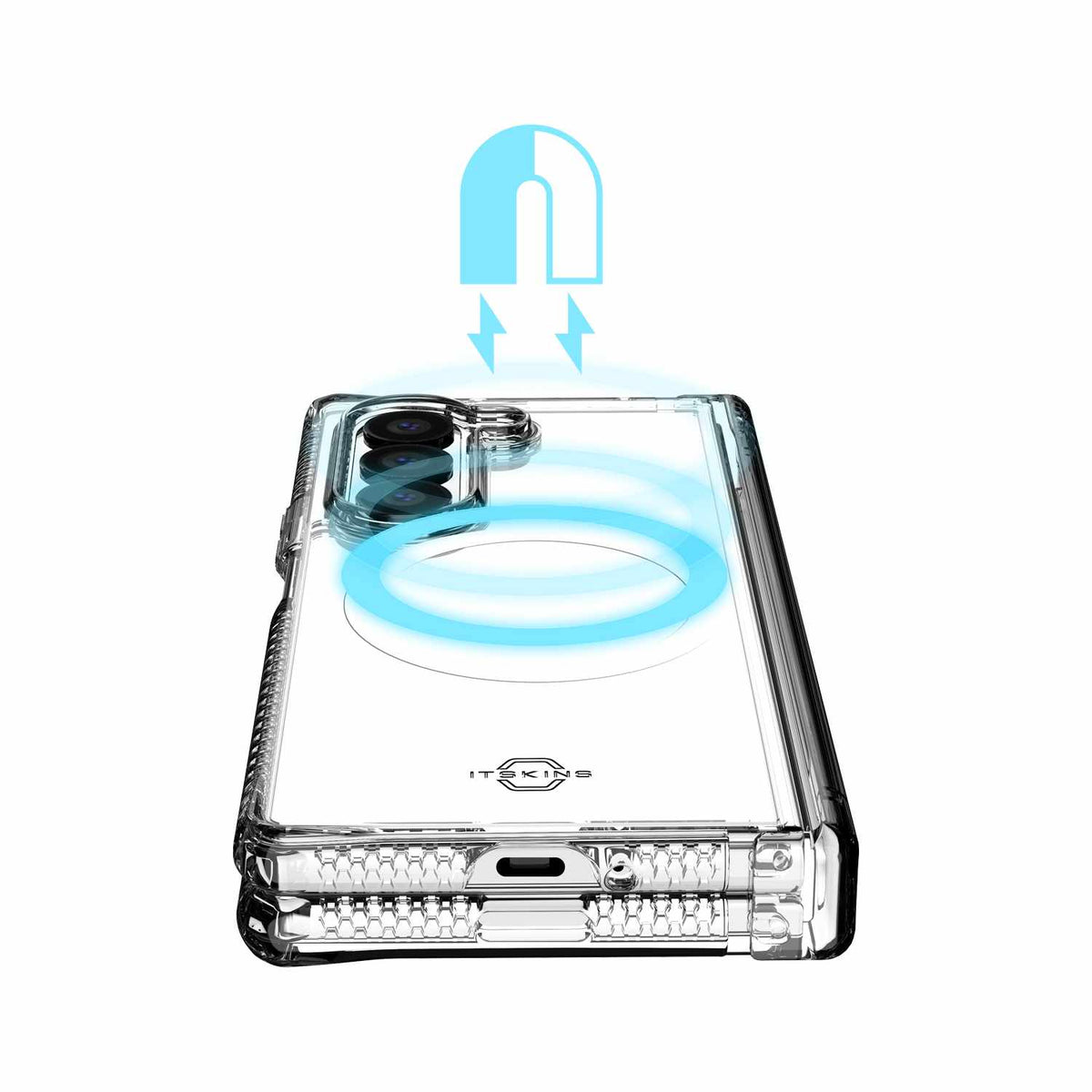 SGQ6HIMCLTRSP Hybrid_R — Étui pour Galaxy Z Fold6 — charnière transparent