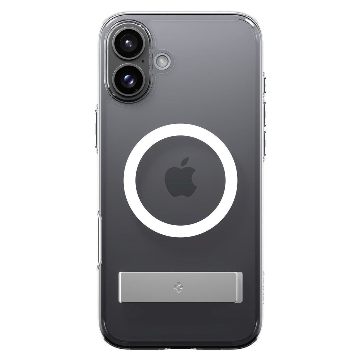 Spigen Slim Armor Essential S — Étui MagFit pour iPhone 16 — Crystal transparent