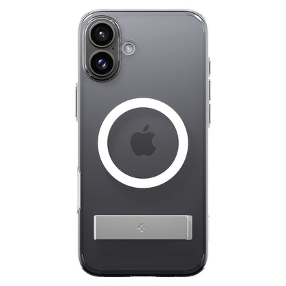 Spigen Slim Armor Essential S — Étui MagFit pour iPhone 16 — Crystal transparent