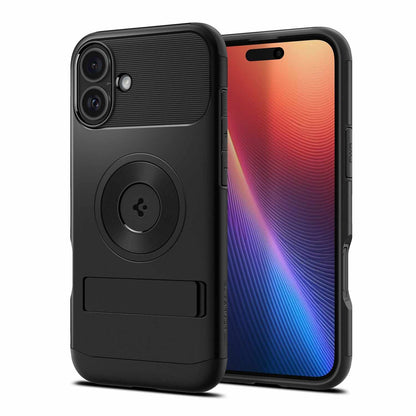 Spigen Slim Armor — Étui MagFit pour iPhone 16 Plus — noir