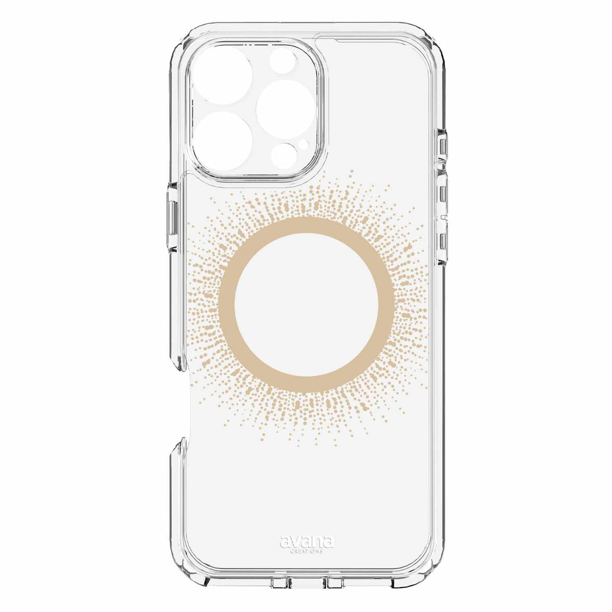 AP6UAVMAUGOLD Aura — Étui MagSafe pour iPhone 16 Pro Max or