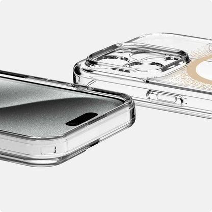 AP6UAVMAUGOLD Aura — Étui MagSafe pour iPhone 16 Pro Max or