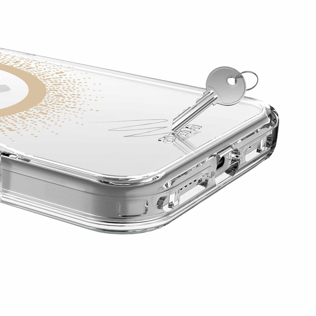 AP6UAVMAUGOLD Aura — Étui MagSafe pour iPhone 16 Pro Max or