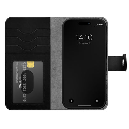 Ideal of Sweden Magnet+ Portefeuille — Étui MagSafe pour iPhone 16 — noir