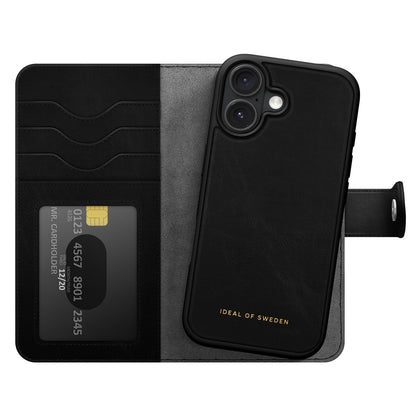 Ideal of Sweden Magnet+ Portefeuille — Étui MagSafe pour iPhone 16 — noir