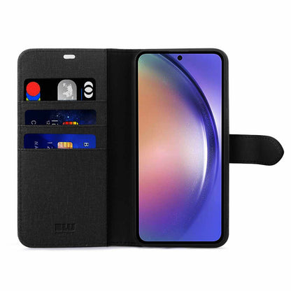 Blu Element — Étui folio 2-en-1 pour Samsung Galaxy S24 FE — noir