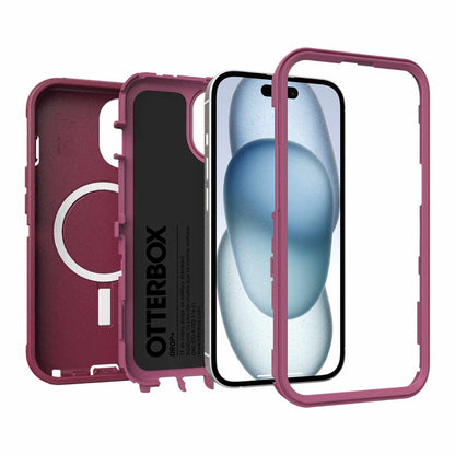 OtterBox Defender Pro — Étui MagSafe pour iPhone 17e/16e/15/14/13 — Foxberry