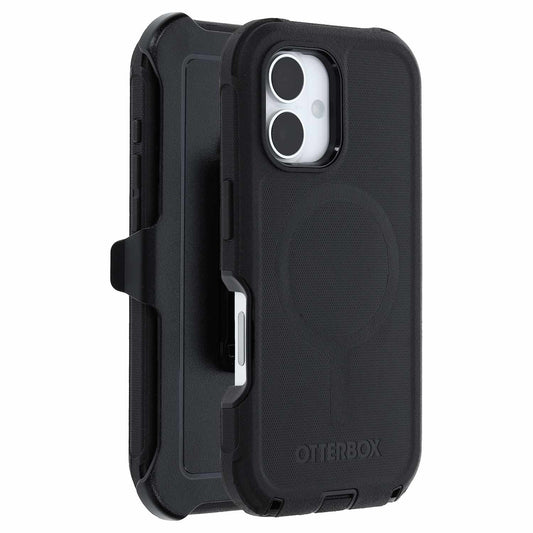 OtterBox Defender Pro MagSafe with Holster Black for iPhone 16 in Bulk Packaging