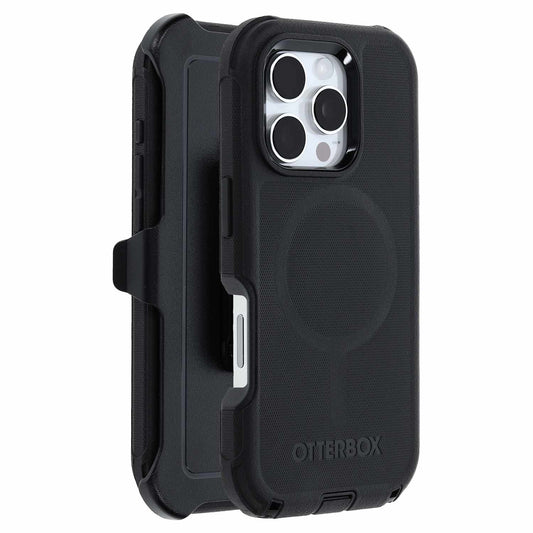 OtterBox Defender Pro MagSafe avec — Porte-étui noir pour iPhone 16 Pro en emballage en vrac