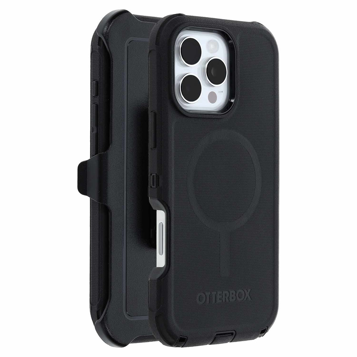 OtterBox Defender Pro MagSafe avec — Porte-étui noir pour iPhone 16 Pro Max en emballage en vrac