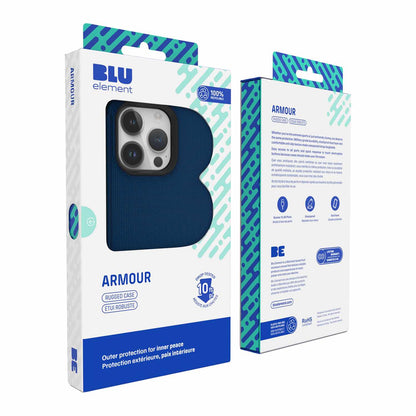 Blu Element Armour — Étui robuste pour Samsung Galaxy S25+/Galaxy S24+ — noir