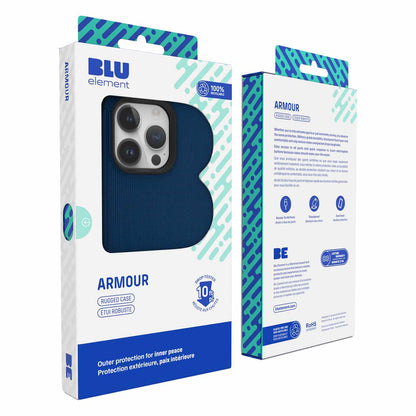Blu Element Armour — Étui robuste pour Samsung Galaxy S25/Galaxy S24 — bleu marine