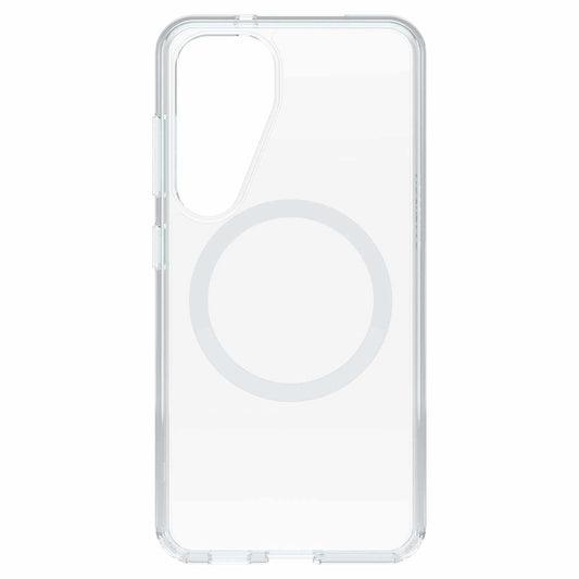 OtterBox Symmetry — Étui transparent avec aimants pour Samsung Galaxy S25 — transparent avec bleu Tint