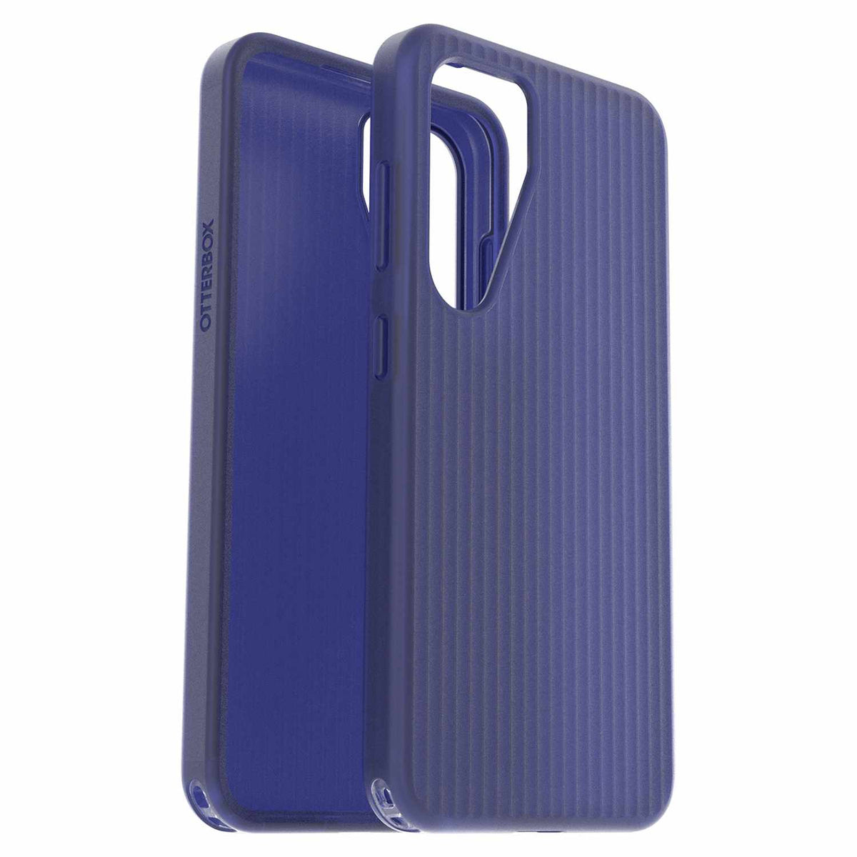 OtterBox Symmetry au toucher doux — Étui pour Samsung Galaxy S25 — Craft bleu