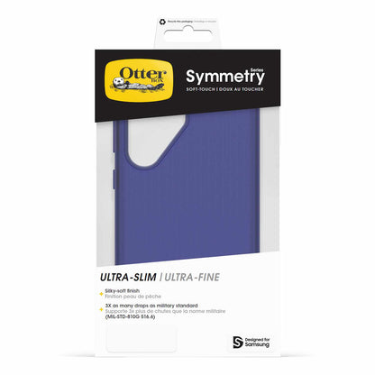 OtterBox Symmetry au toucher doux — Étui pour Samsung Galaxy S25 Ultra — Craft bleu