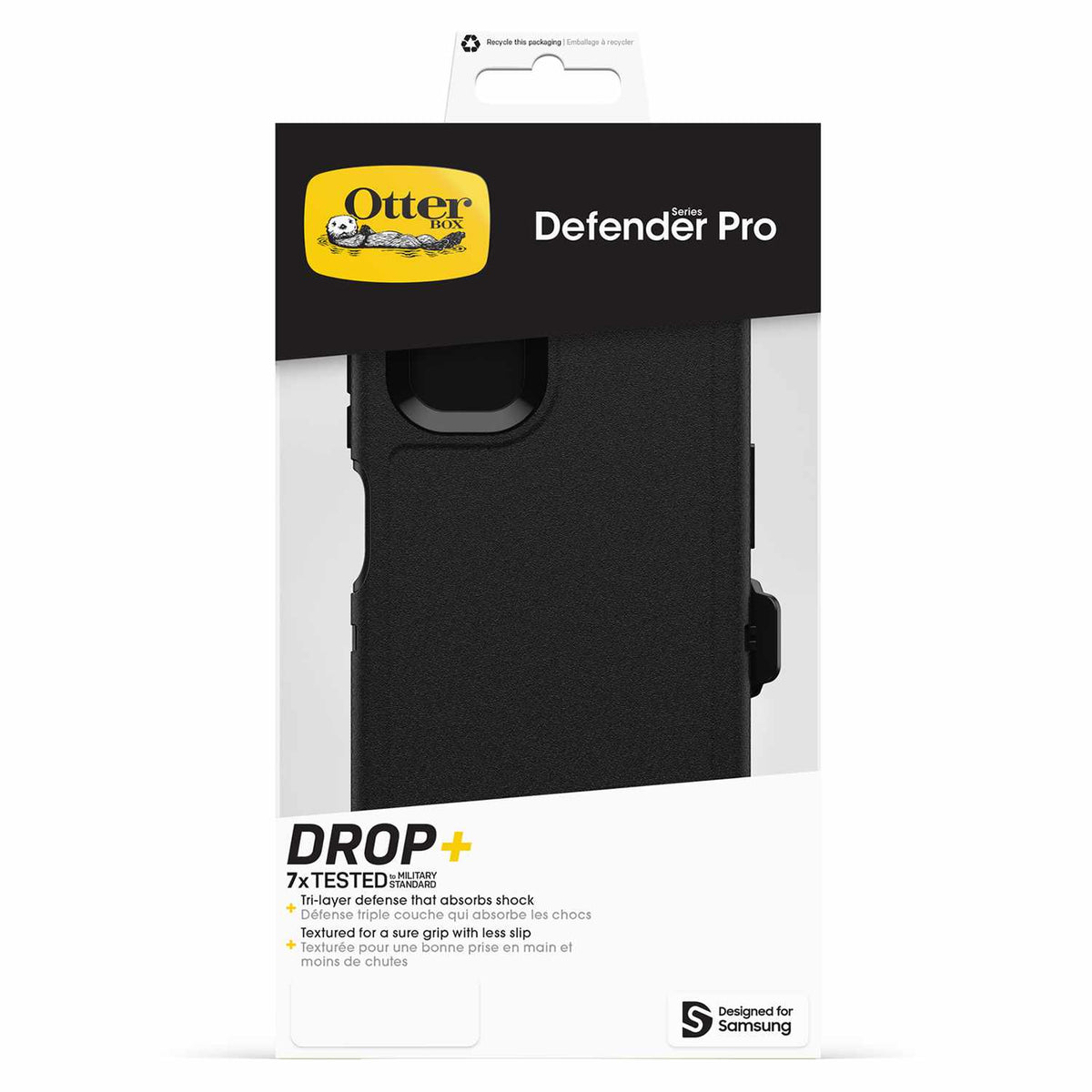 OtterBox Defender Pro Case Black for Samsung Galaxy XCover7 Pro