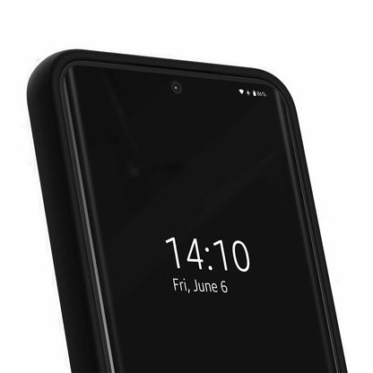 Ideal of Sweden Silicone Case Compatible w/MagSafe Black for Samsung Galaxy S25/Galaxy S24
