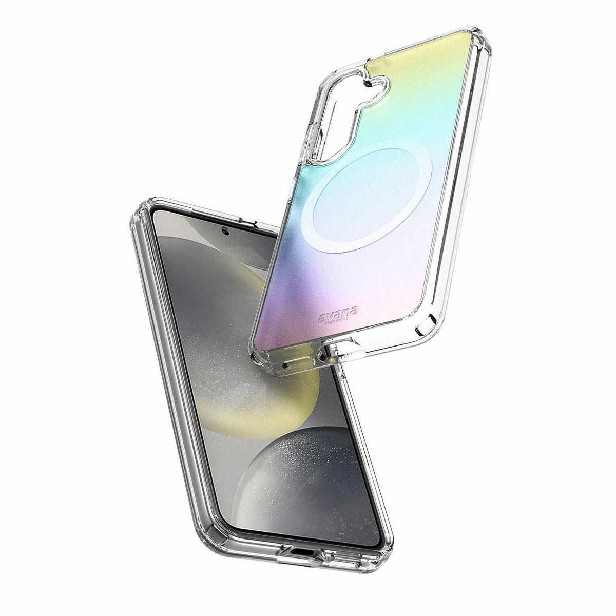 Avana Cosmic — Étui avec aimants pour Samsung Galaxy S25 — Violet