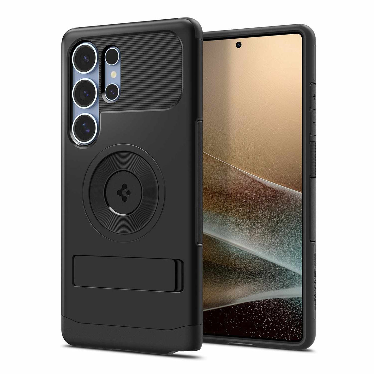 Spigen Slim Armor — Étui Magfit pour Samsung Galaxy S25 Ultra — noir