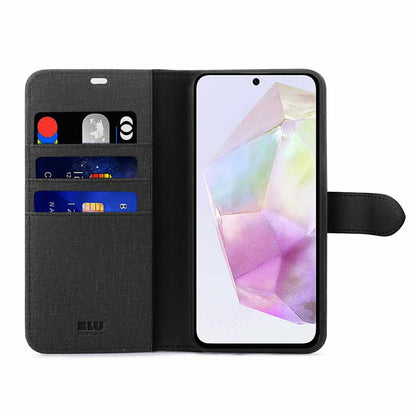 Blu Element Folio 2-in-1 Case Black for Samsung Galaxy A36 5G/Galaxy A56 5G