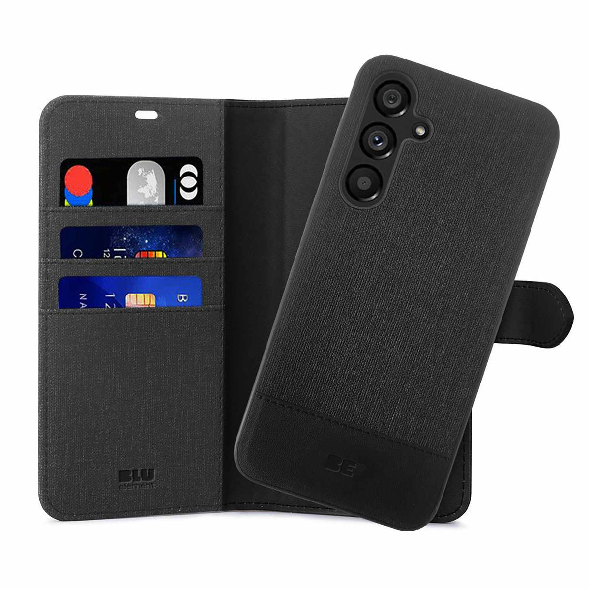 Blu Element Folio 2-in-1 Case Black for Samsung Galaxy A36 5G/Galaxy A56 5G