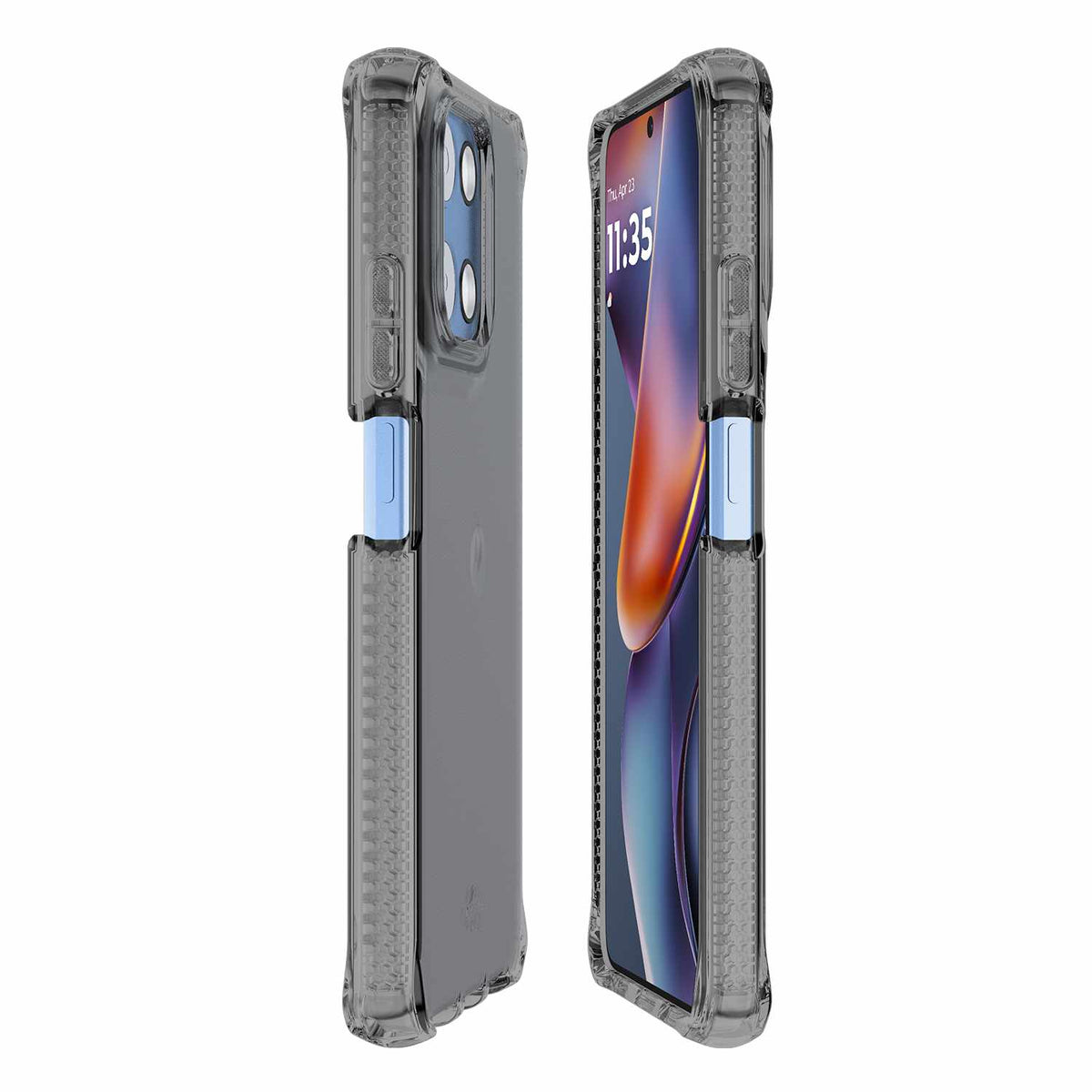 ITSKINS Spectrum_R — Étui pour Moto G 5G 2025 — transparent Smoke