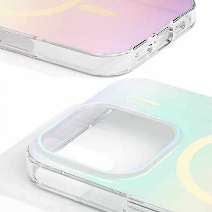 Ideal of Sweden Clear Case Mid MagSafe Shimmer for iPhone 17e/16e/15/14/13