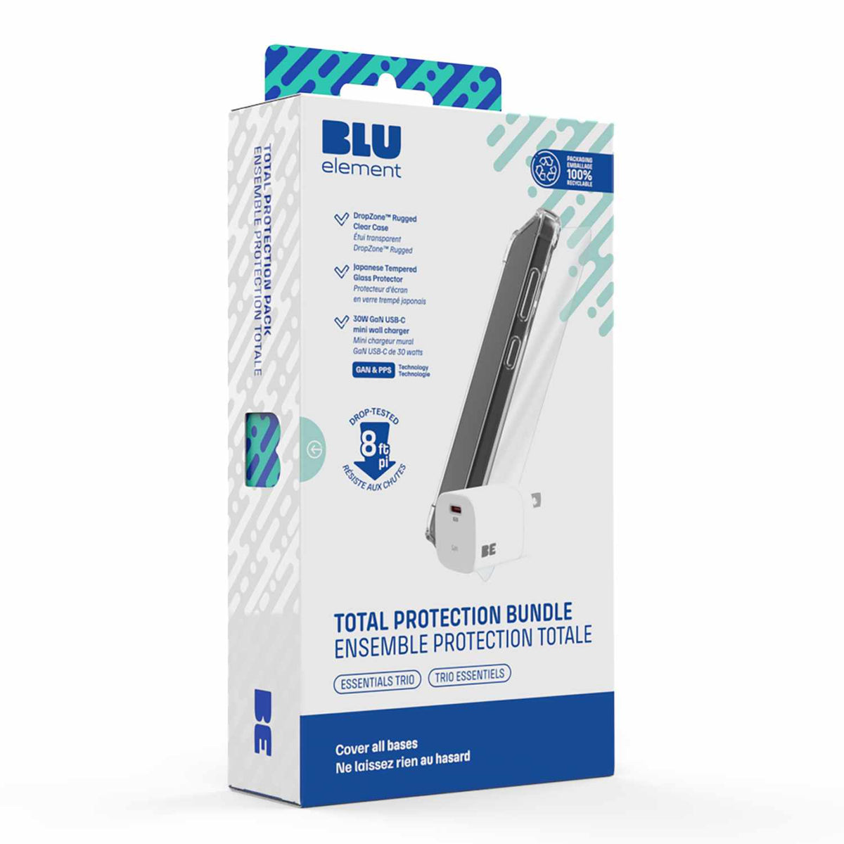 Blu Element Protection intégrale — Ensemble avec aimants pour Google Pixel 10/10 Pro