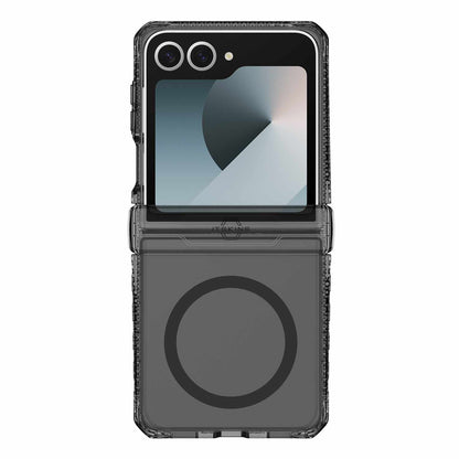 ITSKINS Hybrid_R Hinge Case w/Magnets Smoke/Transparent for Samsung Galaxy Z Flip7