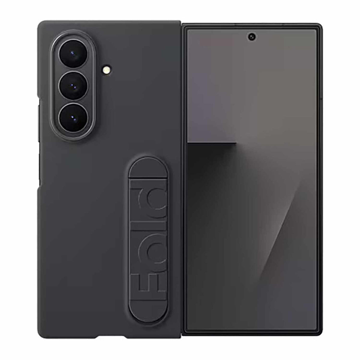 Samsung silicone Standing Grip — Étui pour Samsung Galaxy Z Fold7 — noir