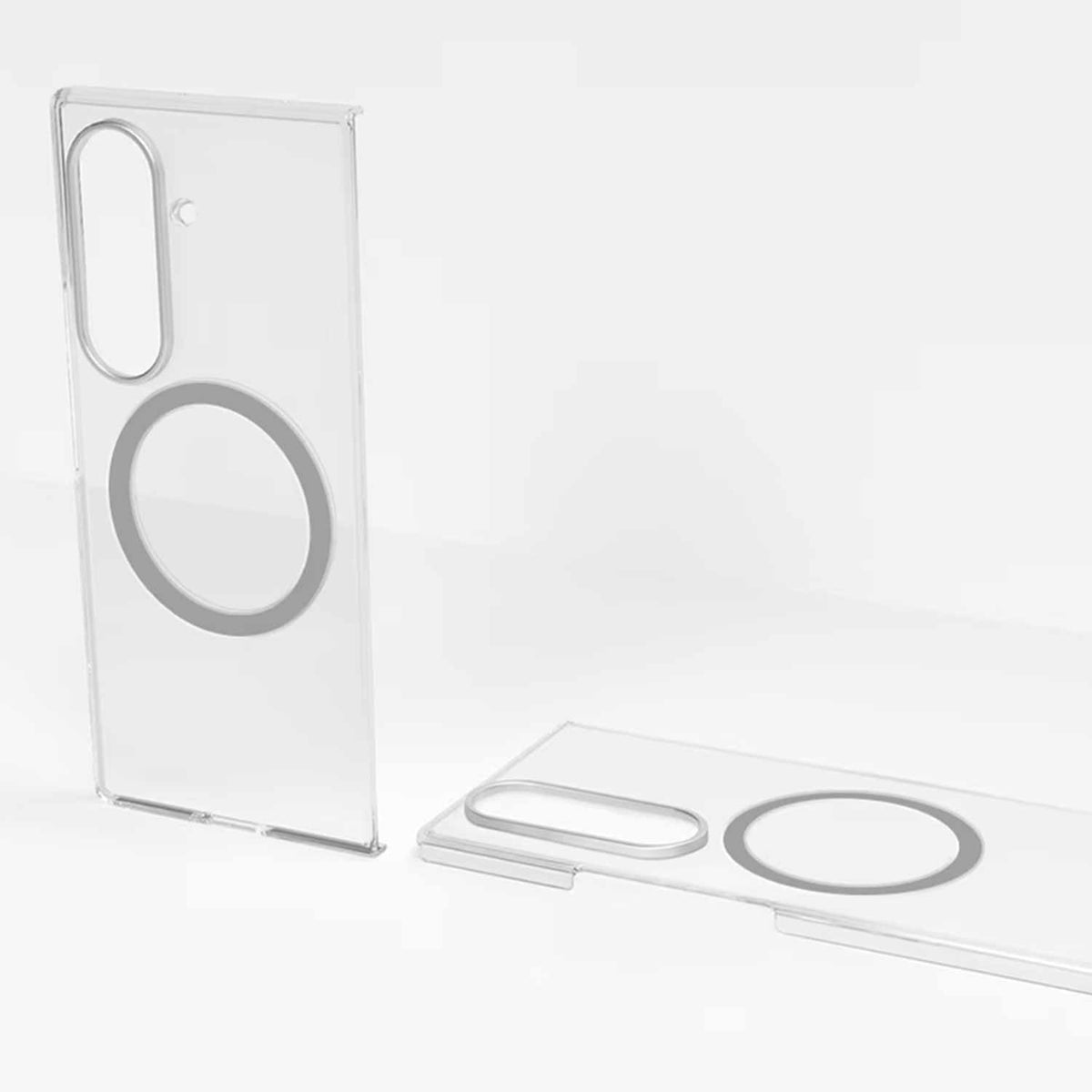 Samsung — Étui transparent avec aimants pour Samsung Galaxy Z Fold7 — transparent