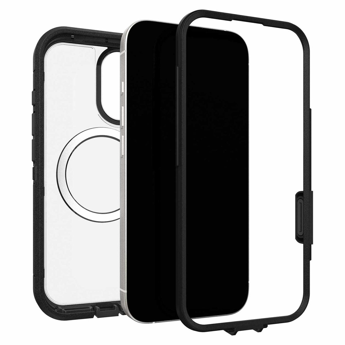 OtterBox Defender Pro XT Clear MagSafe Case w/Camera Control Dark Side (Black) for iPhone 17