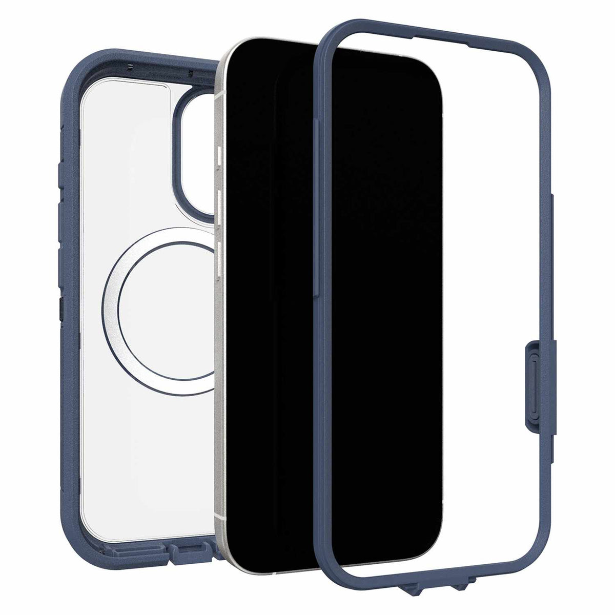 OtterBox Defender Pro XT Clear MagSafe Case w/Camera Control Bootcut (Blue) for iPhone 17