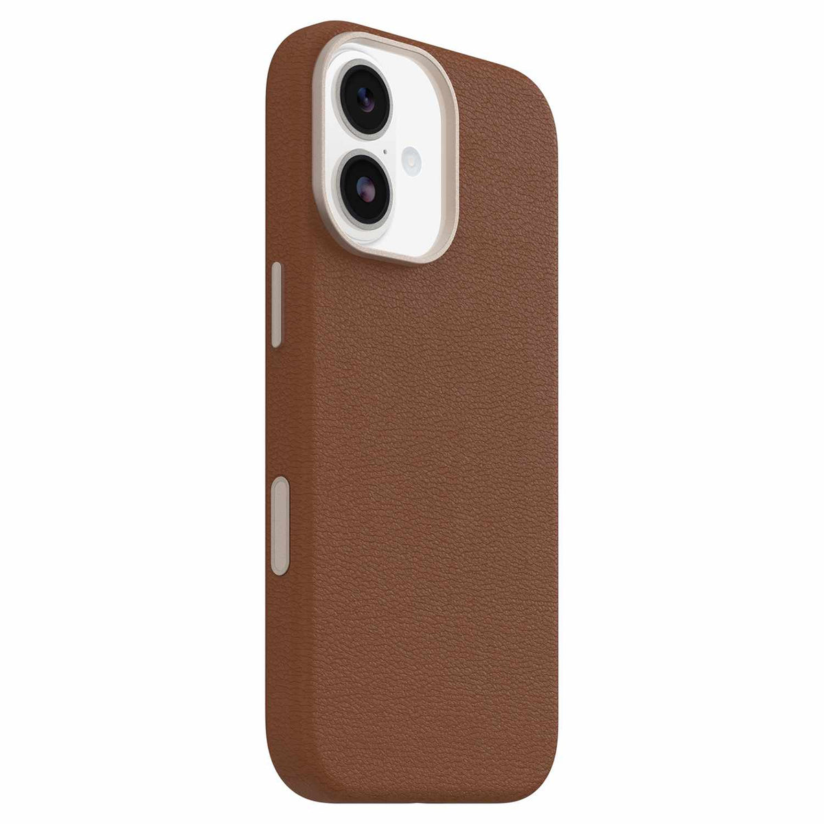 OtterBox Symmetry Cactus Leather MagSafe Case w/Camera Control Dessert Saddle (Brown) for iPhone 17