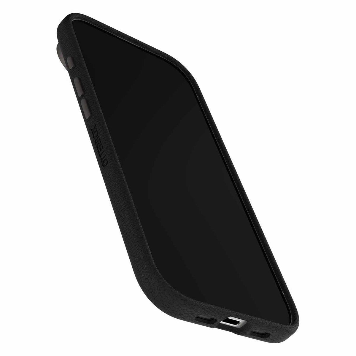 OtterBox Symmetry Cactus — Étui en cuir MagSafe avec commande de caméra pour iPhone Air — Noir Ash (noir)