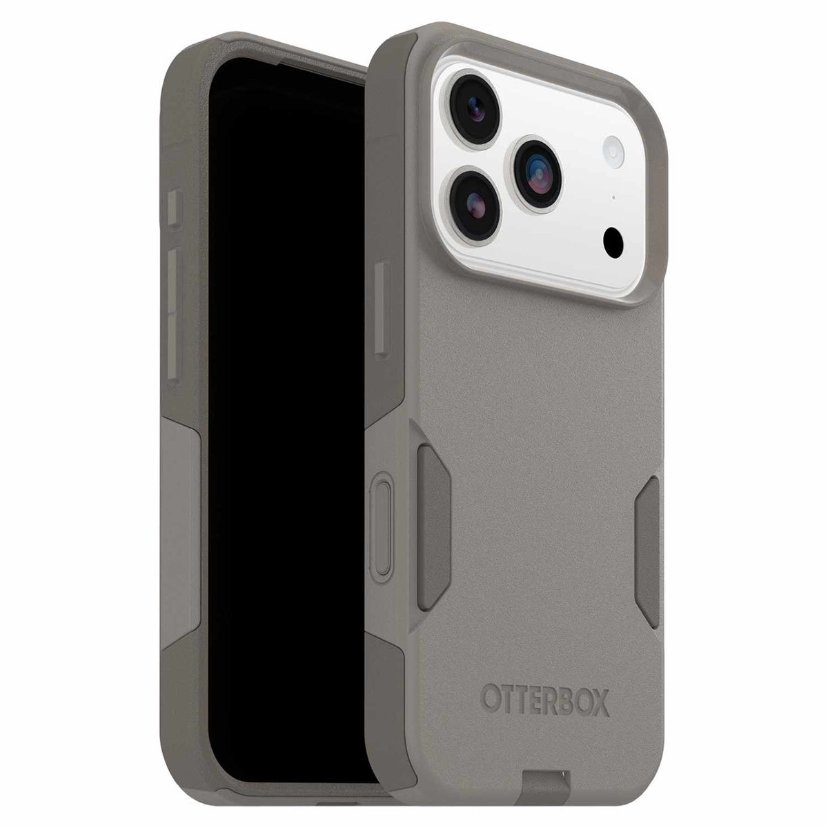OtterBox Commuter — Étui MagSafe avec commande de caméra pour iPhone 18 Pro/17 Pro — gris Comfort