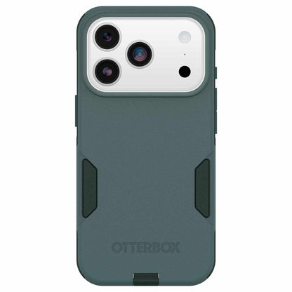 OtterBox Commuter — Étui MagSafe avec commande de caméra pour iPhone 18 Pro/17 Pro — Sagebrush (vert)
