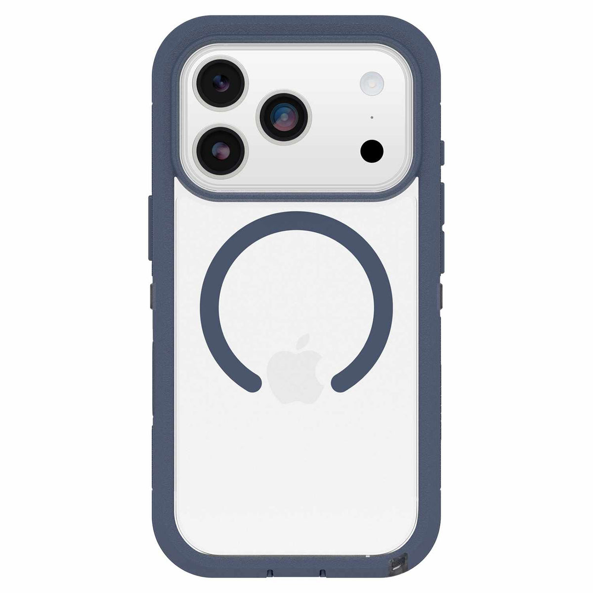 OtterBox Defender Pro XT — Étui transparent MagSafe avec commande de caméra pour iPhone 17 Pro — Bootcut (bleu)