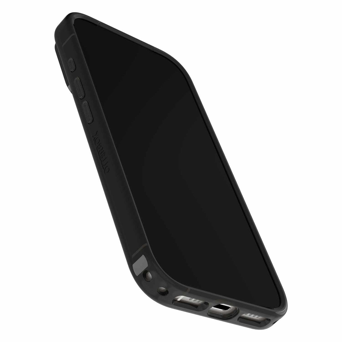 OtterBox Symmetry — Étui transparent MagSafe avec commande de caméra pour iPhone 17 Pro — noir Mist (noir)