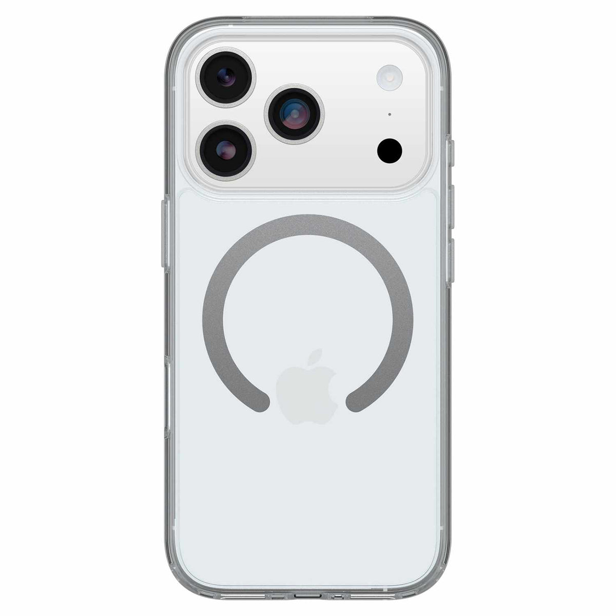 OtterBox Symmetry — Étui transparent MagSafe avec commande de caméra pour iPhone 17 Pro — transparent avec bleu Tint (transparent)