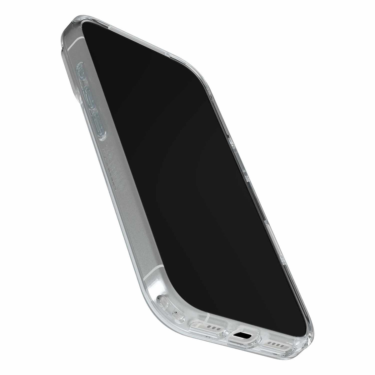 OtterBox Symmetry — Étui transparent MagSafe avec commande de caméra pour iPhone 17 Pro — transparent avec bleu Tint (transparent)