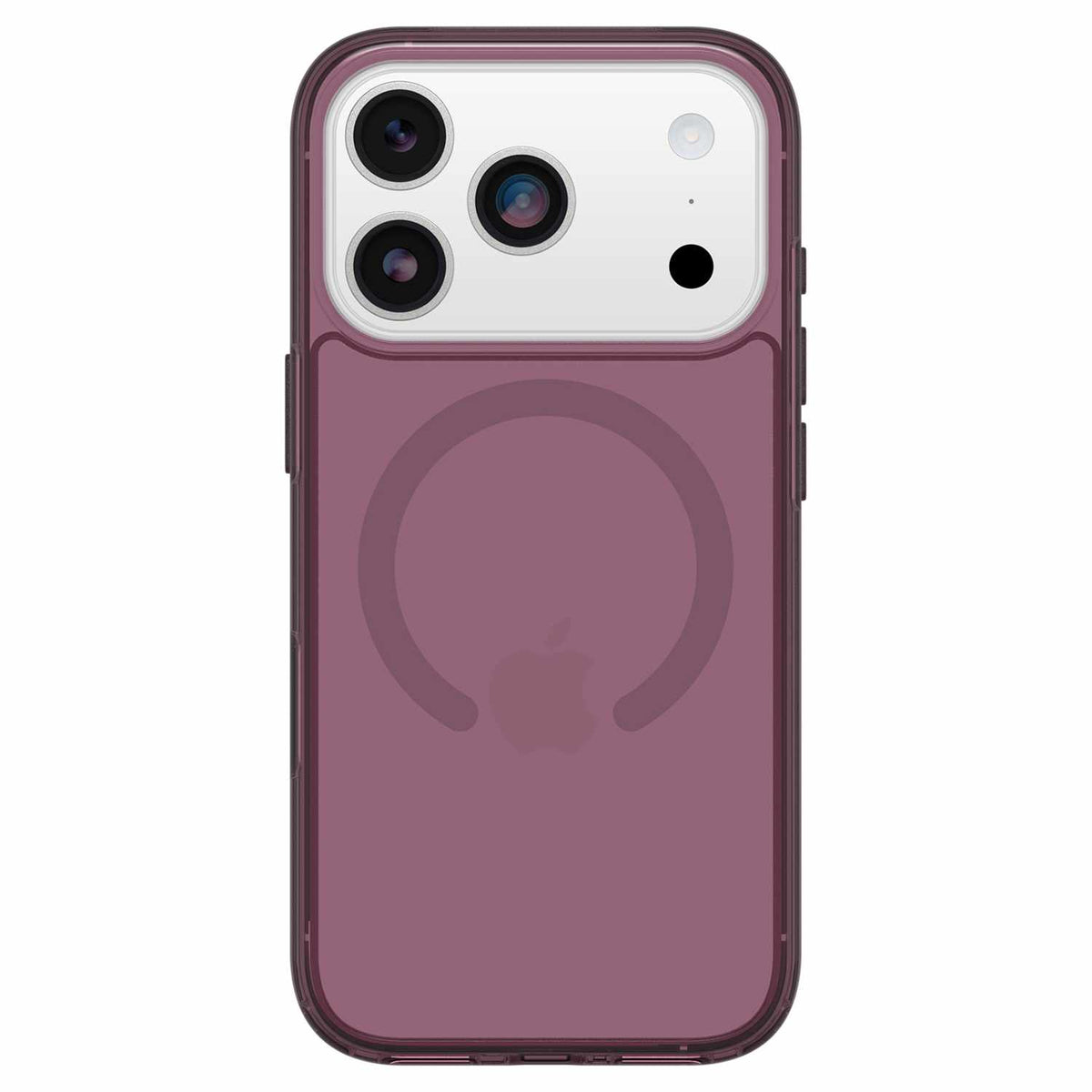 OtterBox Symmetry — Étui transparent MagSafe avec commande de caméra pour iPhone 17 Pro — Rhapsody (violet)