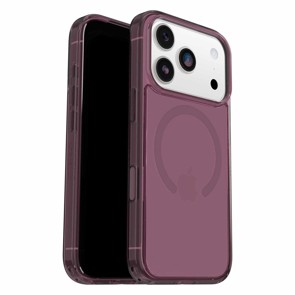 OtterBox Symmetry — Étui transparent MagSafe avec commande de caméra pour iPhone 17 Pro — Rhapsody (violet)
