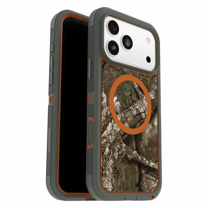OtterBox Defender Pro XT Clear MagSafe Case w/Camera Control Realtree Apx (Green) for iPhone 17 Pro Max