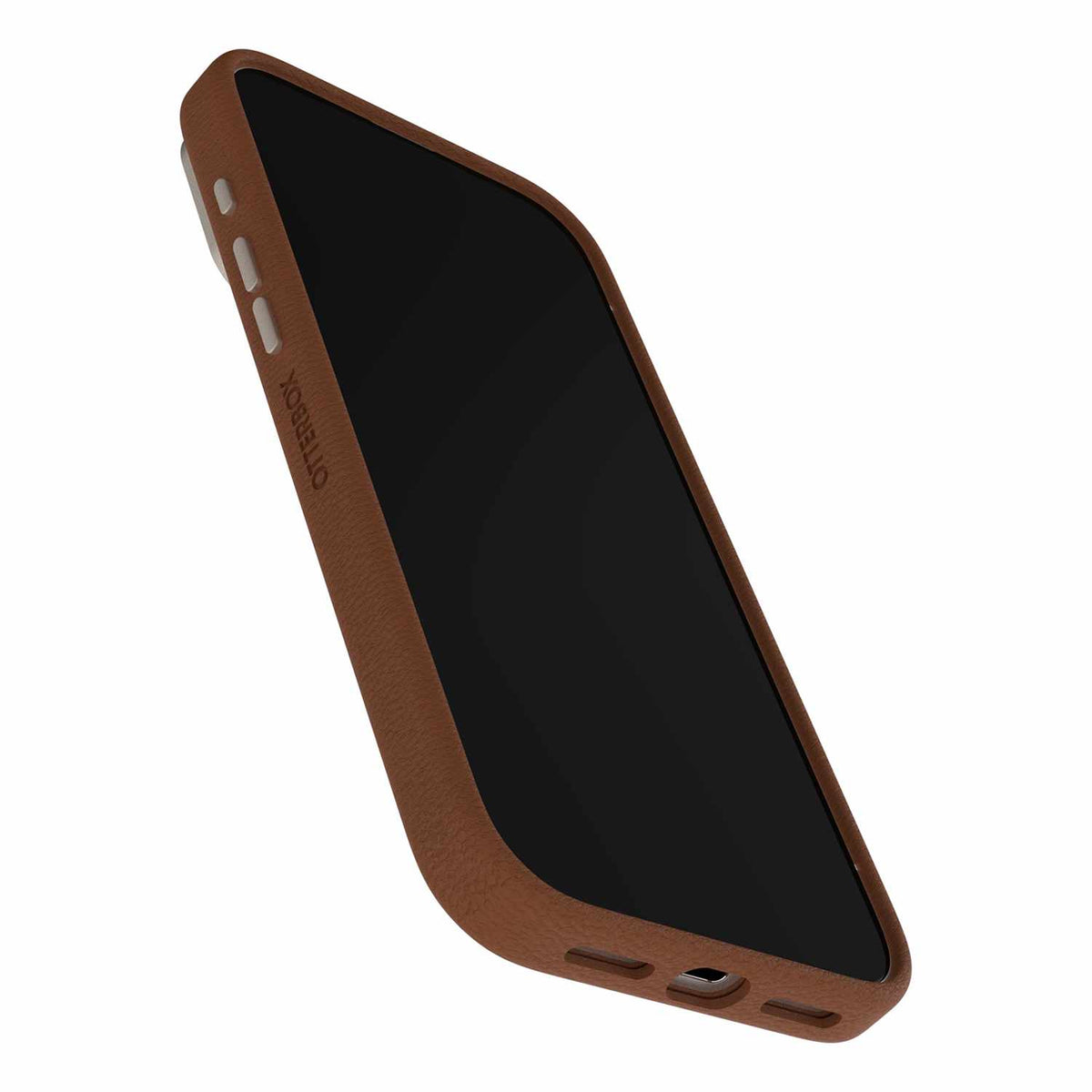 OtterBox Symmetry Cactus — Étui en cuir MagSafe avec commande de caméra pour iPhone 18 Pro Max/17 Pro Max — Dessert Saddle (brun)