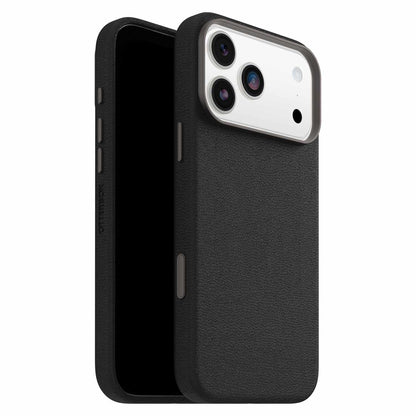 OtterBox Symmetry Cactus Leather MagSafe Case w/Camera Control Noir Ash (Black) for iPhone 18 Pro Max/17 Pro Max