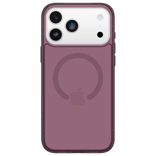 OtterBox Symmetry — Étui transparent MagSafe avec commande de caméra pour iPhone 17 Pro Max — Rhapsody (violet)