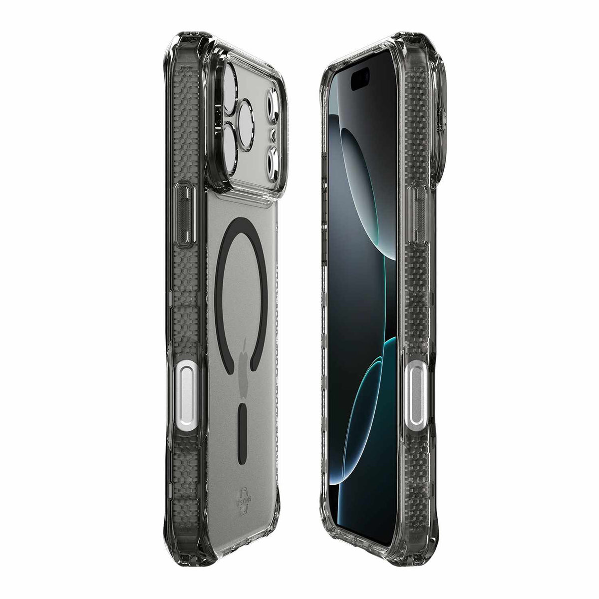 ITSKINS Hybrid_R Vapor MagSafe Case Smoke for iPhone 18 Pro/17 Pro