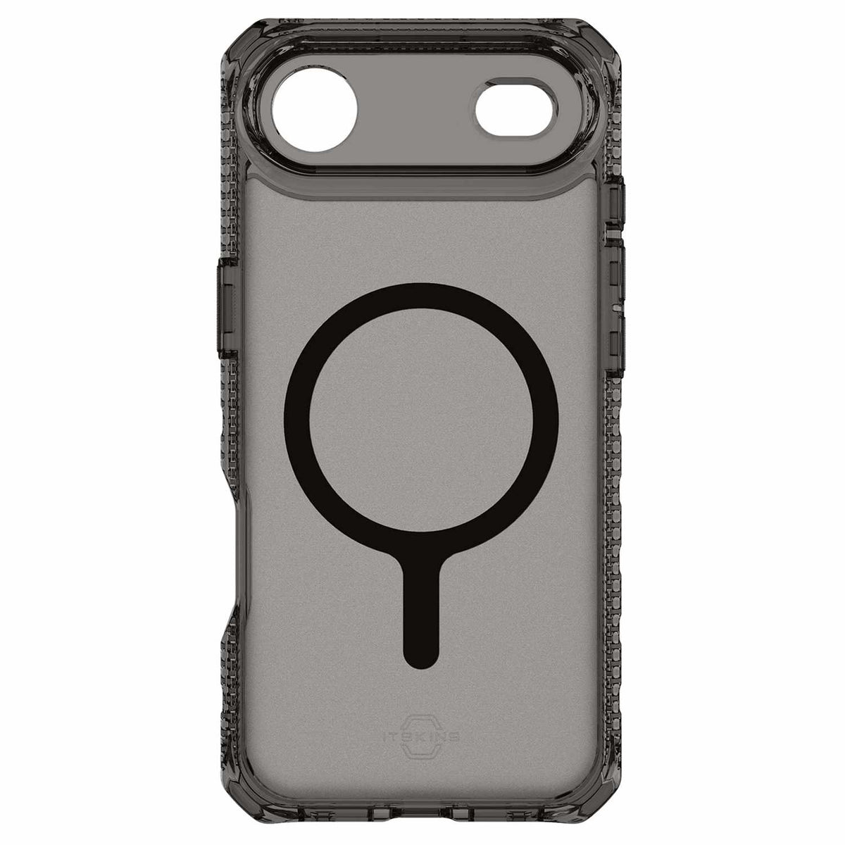 ITSKINS Hybrid_R Vapor — Étui MagSafe pour iPhone Air — Smoke