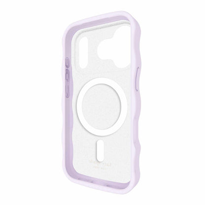 Kate Spade Wavy — Étui MagSafe pour iPhone 17 Pro — Opal Glitter
